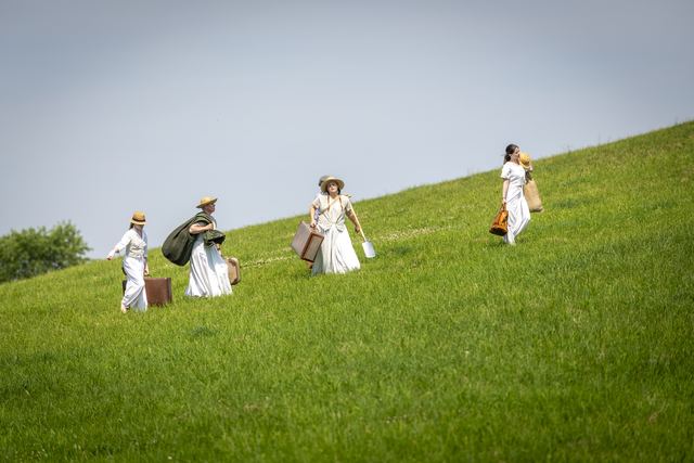 Szenenfoto „Das Geheimnis von Bielvalley“, SandsteinSpiele 2026, Foto 4